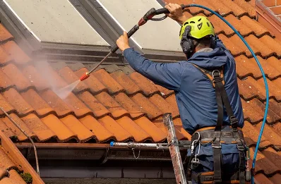 Démoussage et hydrofuge de toiture aux Châtelets